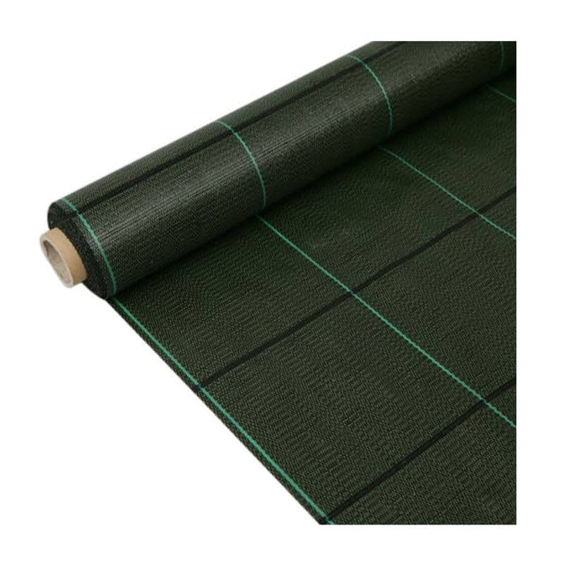 Malla antihierba enrollada para instalación de césped artificial